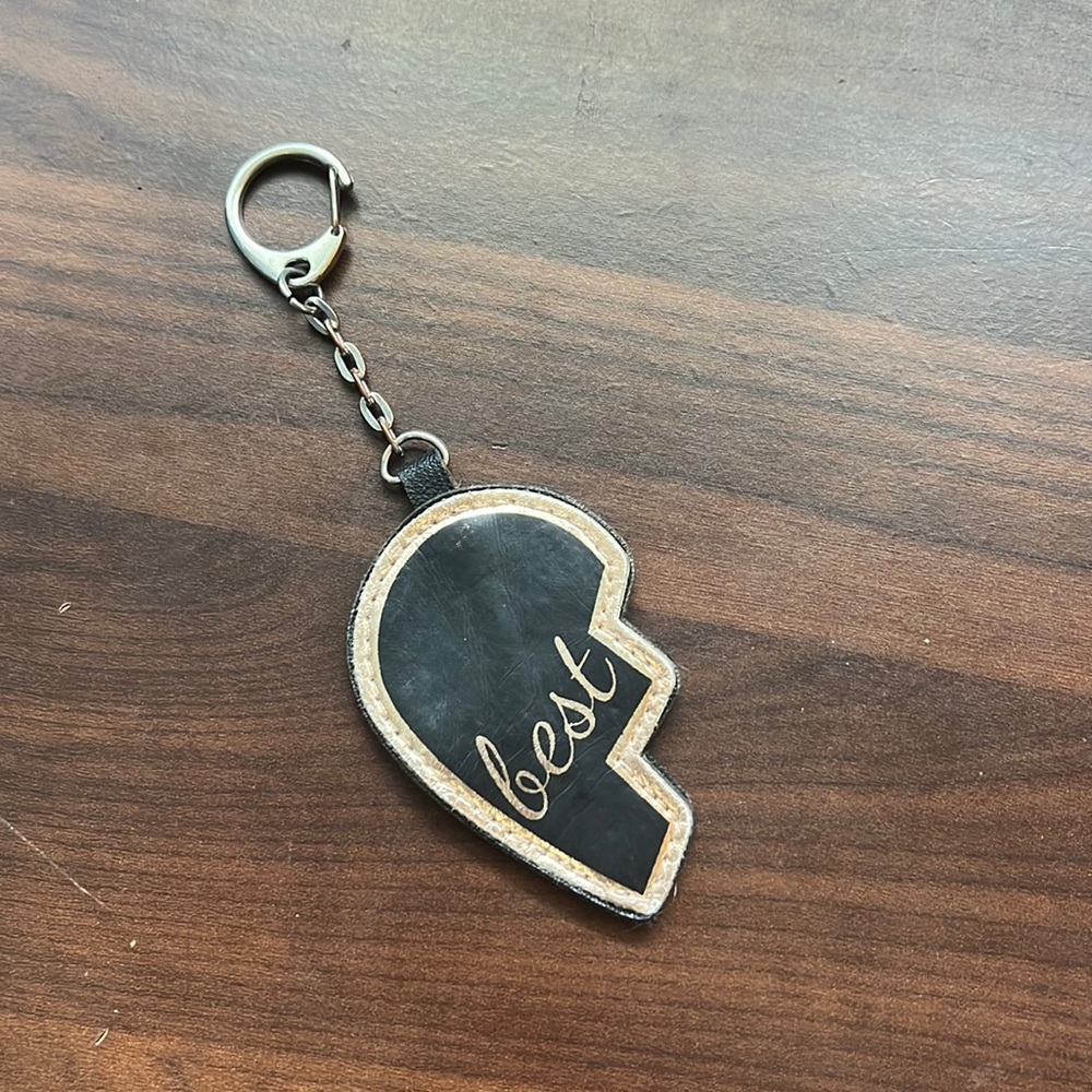 Half heart charm - free with purchase-